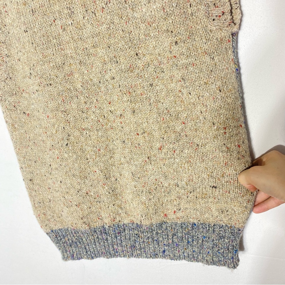 Vintage Sears The Men’s Store Tan Grey Burgundy Argyle Sweater Vest S - Picture 12 of 15